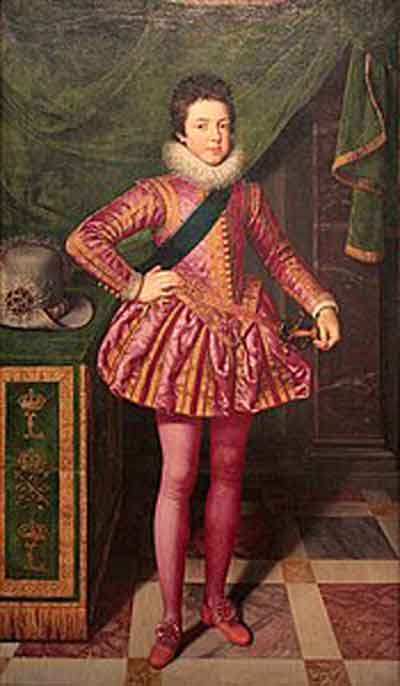 Retrato de Luis XIII por Pourbus el Joven (1611). Fuente: es.wikipedia.org