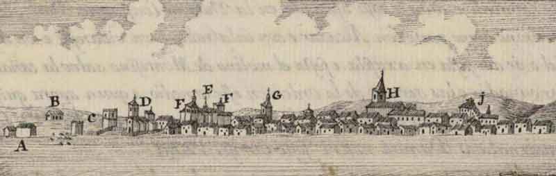 Grabado de Domingo Aguirre (1765). Fuente: salitre.patronatoculturaalcazar.org