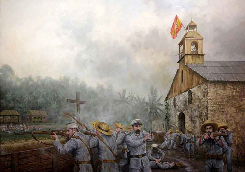 Los Últimos de Filipinas por José Ferré Clauzel. Fuente: es.wikipedia.org