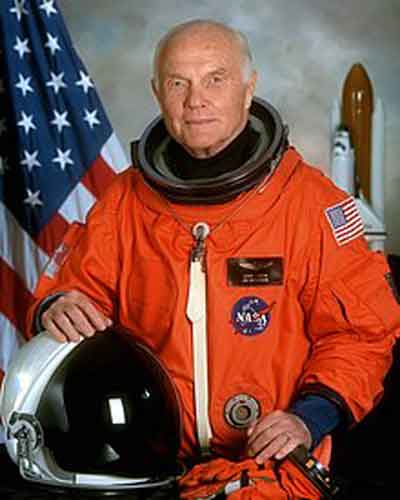 John Glenn en 1998. Fuente: an.wikipedia.org