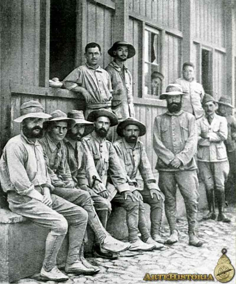 Legionarios españoles en Marruecos. Fuente: artehistoria.com