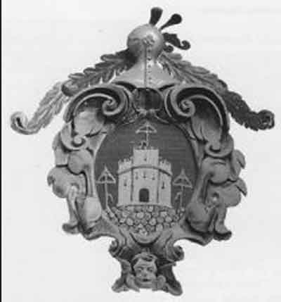 Escudo de los Ballesteros en la Iglesia de Santo Domingo. Fuente: javiercampos.com