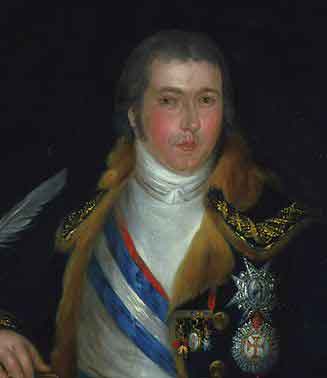 Retrato de Manuel Godoy por Antonio Carnicero (1807). Fuente: es.wikipedia.org