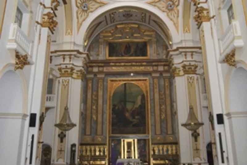 Altar Mayor de la actual Parroquia de San Bartolomé. Fuente: turismociudadreal.com