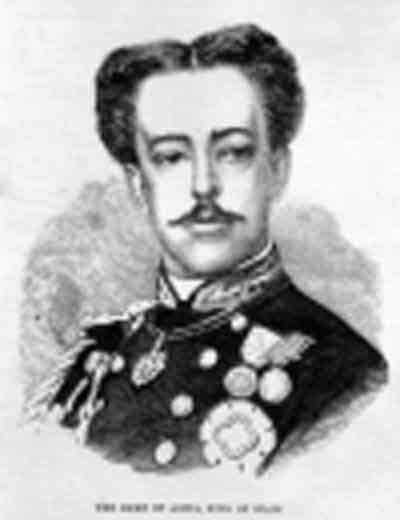 El Rey Amadeo I. Fuente: fideus.com