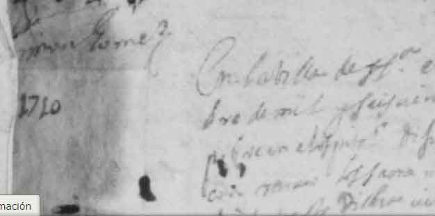 Fuente: Archivo Parroquial de Nuestra Señora de la Concepción. Libro de Defunciones (1646-1710), folio 2.
