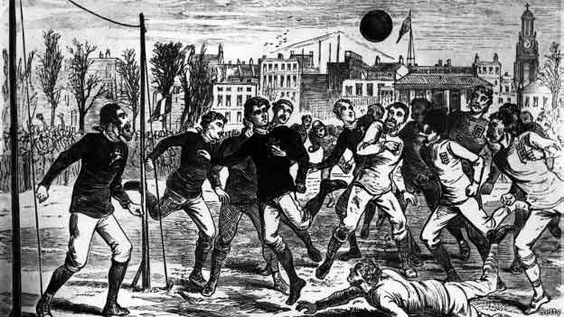 Un nuevo partido internacional entre Escocia e Inglaterra (1878). Fuente: bbc.com