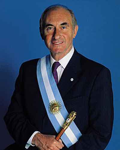 El Presidente de la Rúa, en 1999. Fuente: es.wikipedia.org