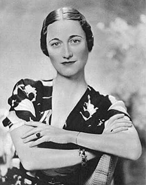 Wallis Simpson en 1936. Fuente: es.wikipedia.org