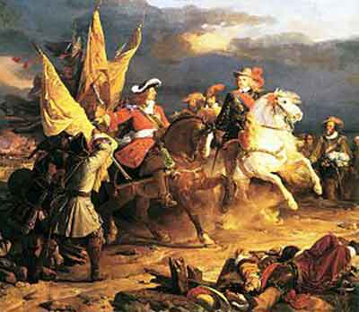 Batalla de Villaviciosa por Jean Alaux. Fuente: es.wikipedia.org