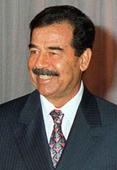 Sadam Hussein en 1998. Fuente: es.wikipedia.org