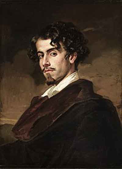 Gustavo Adolfo Bécquer por Valeriano Bécquer (1862). Fuente: es.wikipedia.org