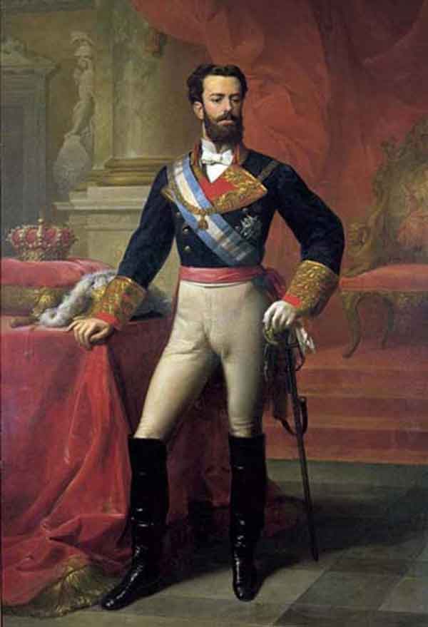 Retrato del rey Amadeo I por Carlos Luis de Ribera y Fieve. Fuente: es.wikipedia.org