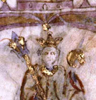 Alfonso XI en las Crónicas de Jean Froissart (1410). Fuente: es.wikipedia.org