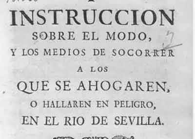 Instrucciones durante las inundaciones, a finales del siglo XVIII. Fuente: elsitio.eu