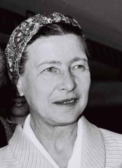 Simone de Beauvoir en 1967. Fuente: es.wikipedia.org