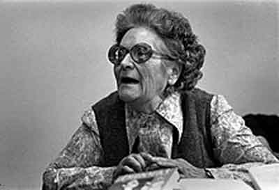 Federica Montseny, en 1977. Fuente: es.wikipedia.org