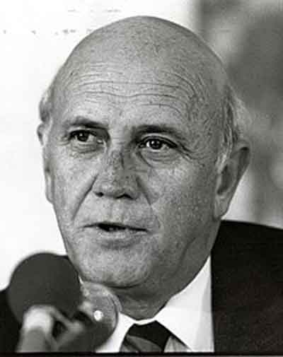 De Klerk en 1990. Fuente: es.wikipedia.org