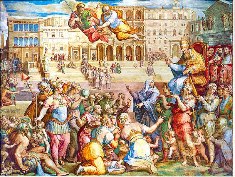 Retorno del Papa Gregorio XI a Roma. Fuente: es.wikipedia.org