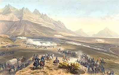 Batalla de Buena Vista por Carl Neber. Fuente: es.wikipedia.org