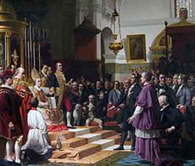 Juramento de las Cortes de Cádiz por José Casado del Alisal (1863). Fuente: es.wikipedia.org