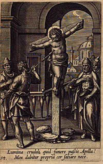 Guillermo de Norwich en un grabado de Adriaen Collaert (1634). Fuente: es.wikipedia.org