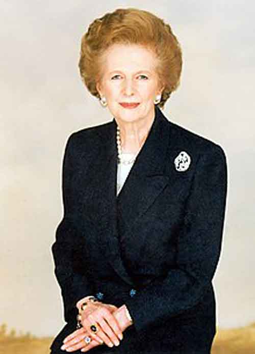 Margaret Thatcher fotografiada por Terence Donovan (1995). Fuente: es.wikipedia.org