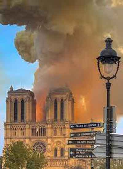 Incendio de Notre Dame. Fuente: es.wikipedia.org