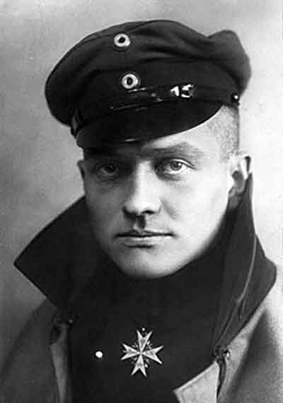 Retrato de Richthofen (1917). Fuente: es.wikipedia.org