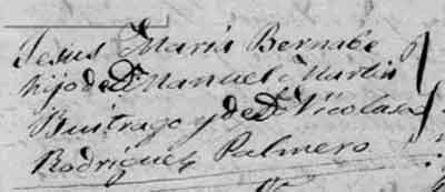 Partida de nacimiento de Jesús María Martín-Buitrago, nacido el 11 de junio de 1847. Fuente: Archivo Parroquial de Nuestra Señora de la Concepción. Libro de Bautismos (1846-1849), folio 115.
