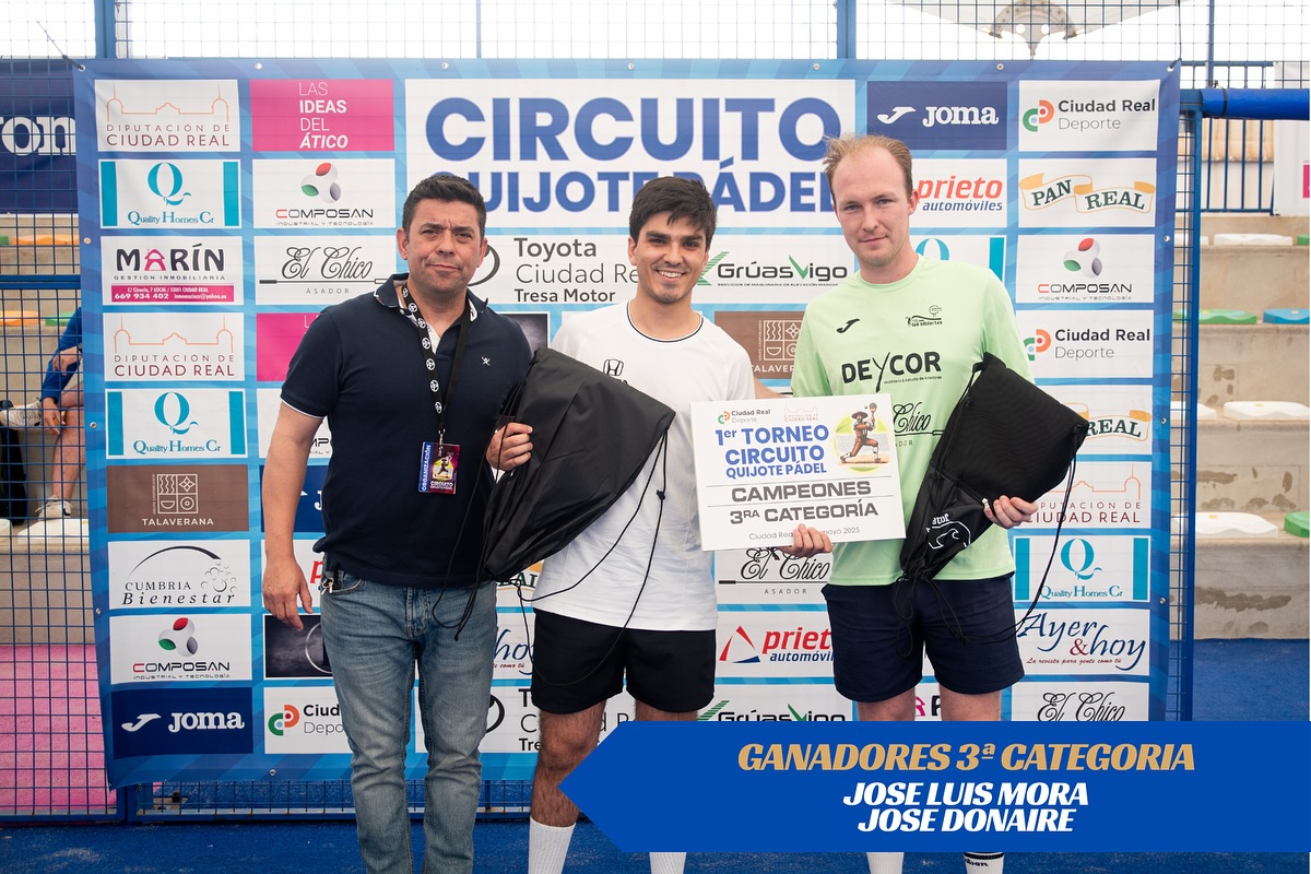 José Luis Mora y José Donaire, ganadores en tercera categoría