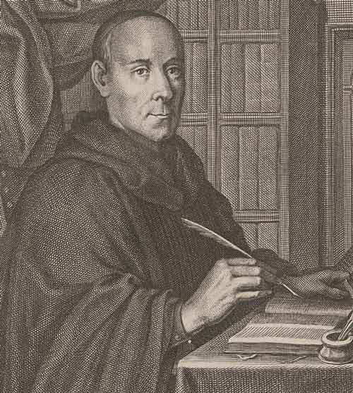 Benito Jerónimo Feijoo, grabado de Juan Bernabé Palomino.  Fuente: es.wikipedia.org