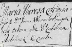 Fuente: Archivo Parroquial de Herencia: Libro de bautismos (1826-1828), pág. 119.