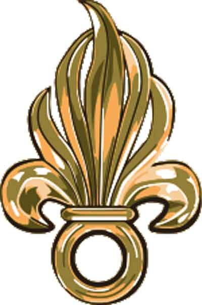 Emblema de la Legión Extranjera. Fuente: es.wikipedia.org