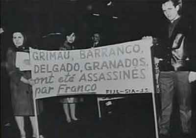 Protestas en Francia por la muerte de Grimau y otros comunistas. Fuente: es.wikipedia.org